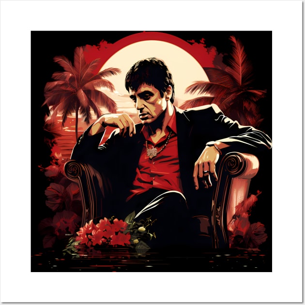 Tony Montana Wall Art by WildPackDesign